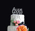 All of Me Loves All of You Wedding Cake Topper, Modern Elegant Cake Decor for Engagement & Anniversary