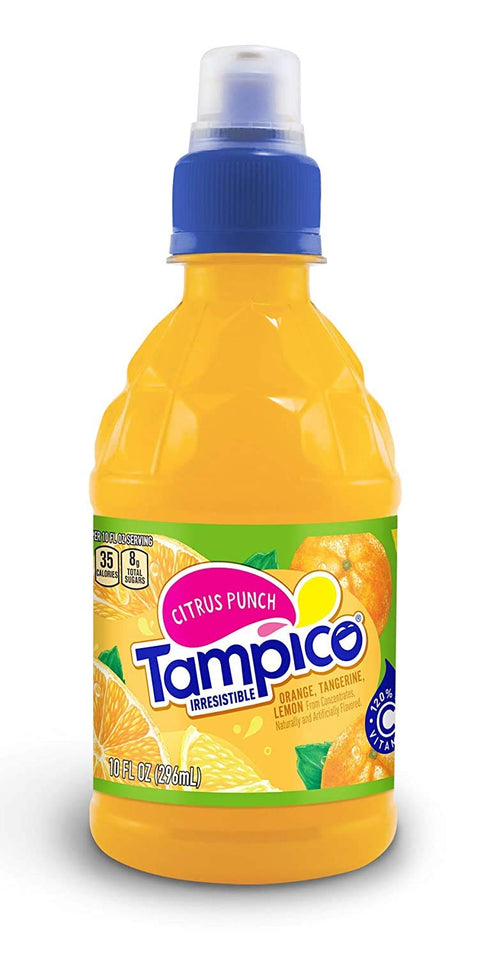 Tampico 10 OZ, (Pack-24) Citrus Punch, Naturally Flavored