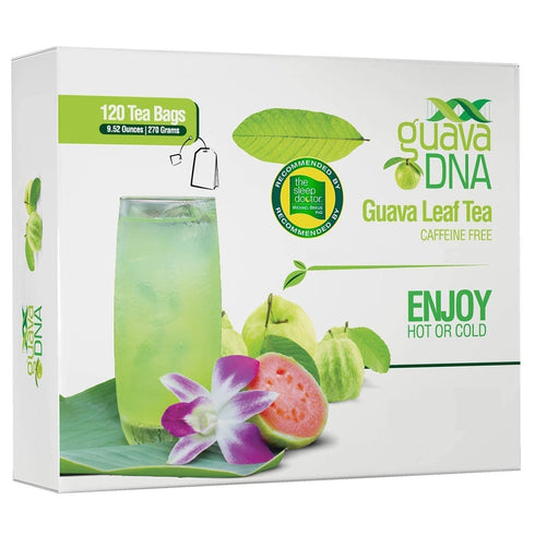 GuavaDNA Guava Leaf Tea Individually Wrapped Teabags by MATCHA DNA | 100%