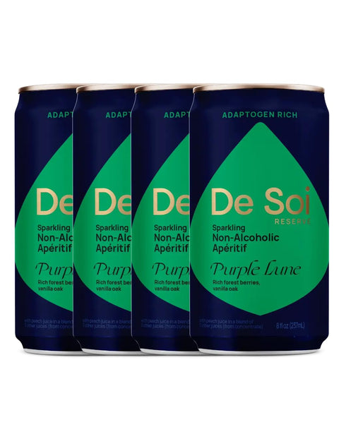 De Soi Purple Lune Non-Alcoholic Drinks 4-Pack (8 fl oz) Variety Pack