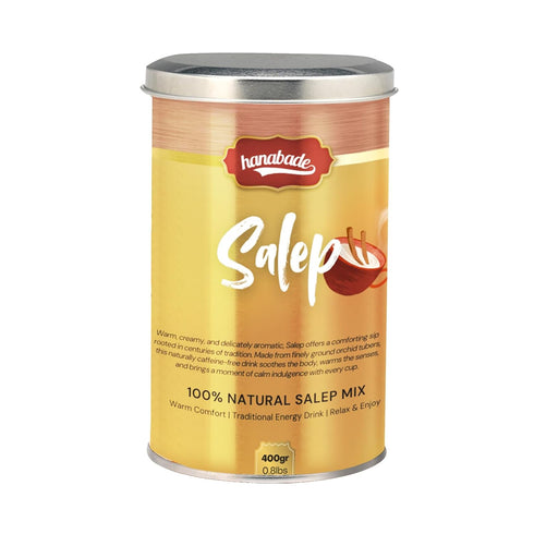 HANABADE Turkish Salep Drink Mix, Traditional Ottoman Sahlep/Sahlab Recipe, Smooth & Thick Texture,