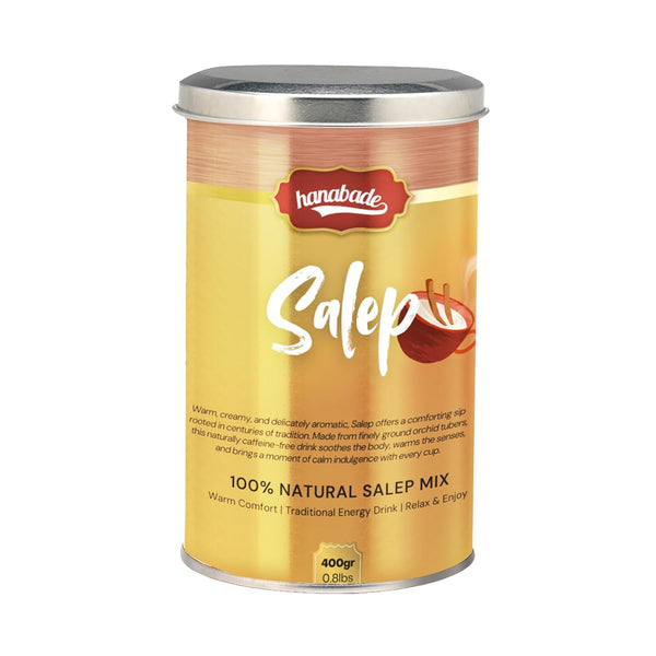HANABADE Turkish Salep Drink Mix, Traditional Ottoman Sahlep/Sahlab Recipe, Smooth & Thick Texture,