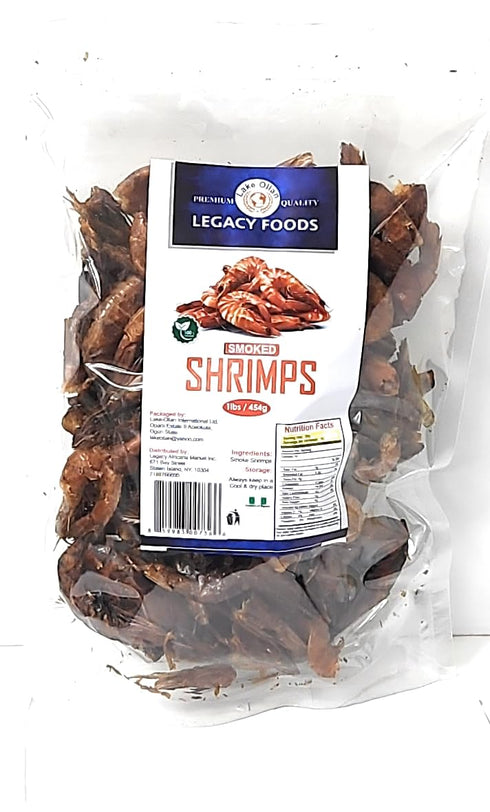 Legacy Foods Premium Quality Smoked Shrimps, 1lbs