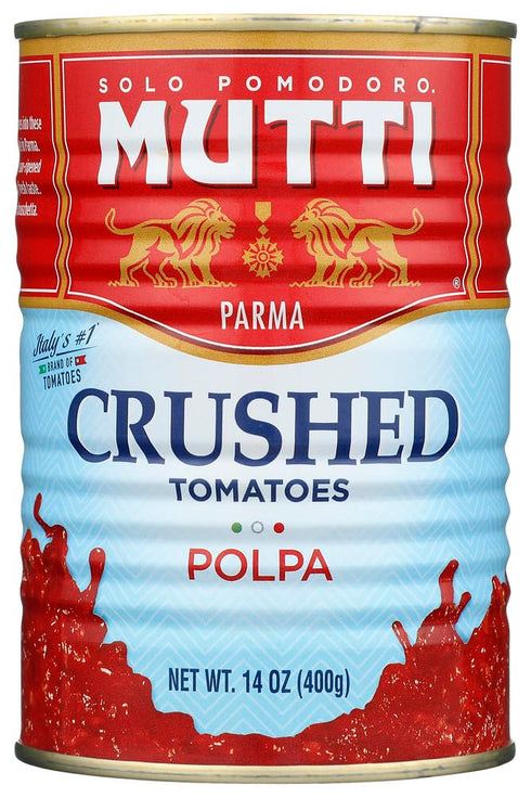 Mutti Crushed Tomatoes (Polpa), 14 oz. | 6 Pack | Italys #1