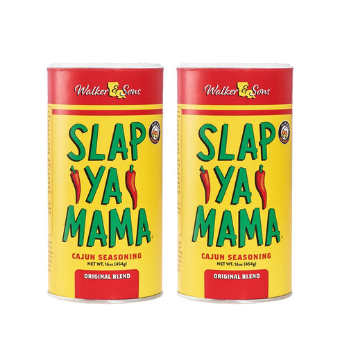 Slap Ya Mama Cajun Seasoning, Original Blend, 16 Ounce (Pack of 2) | MSG Free and Kosher