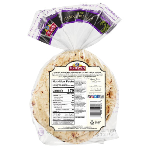 Garlic Tandoori Flatbread from Toufayan Bakeries