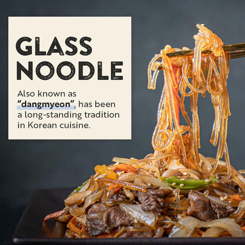 3.5oz (100g), 4 PACK Chung Jung One Korean Sweet Potato Glass Noodle, Non GMO (Gluten Free), Vegan, No Sodium, No Sugar