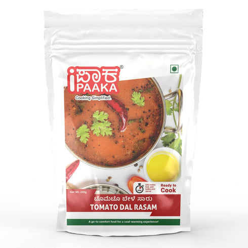 iPaaka Tomato Dal Rasam, 200g, Freshly Ground, Instant Mix, with Dal and Tomato,