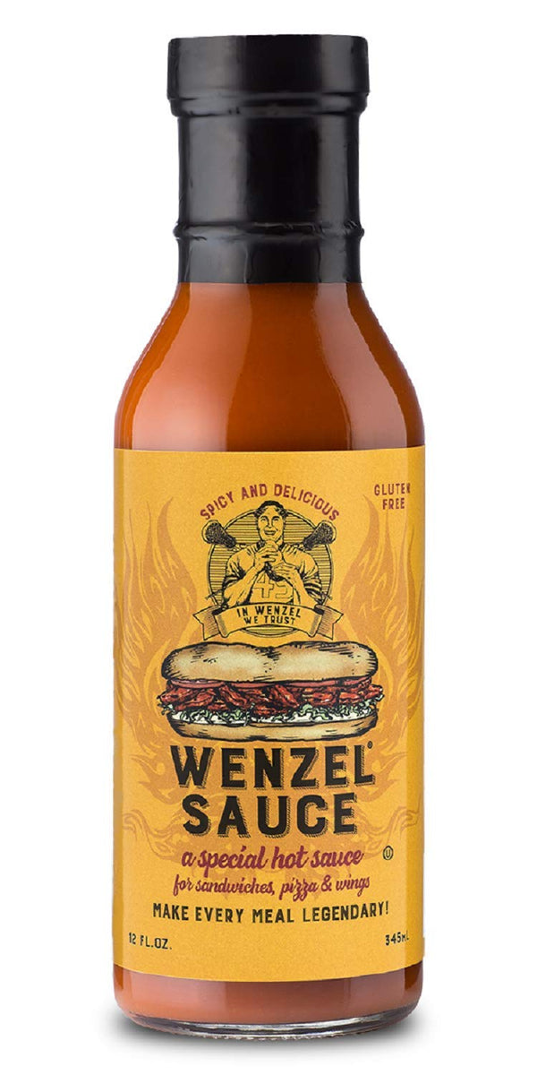 Wenzel #1 Sandwich Hot Sauce, Spicy Tangy Delicious, 12oz Bottle