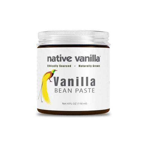 Vanilla Bean Paste - Native Vanilla, All Natural Pure Vanilla Bean Paste for Cooking and Baking, 4 oz