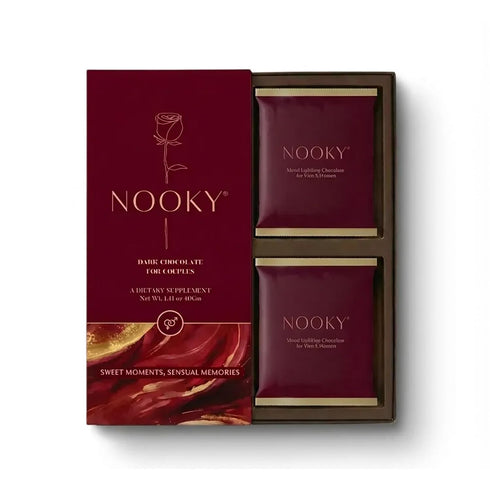 Nooky Couple Dark Chocolate for Men & Women (Pack of 1) | Premium