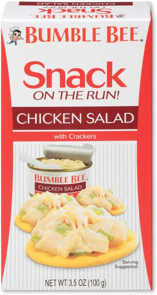 BUMBLE BEE Snack on the Run! Chicken Salad with Crackers (Pack of
