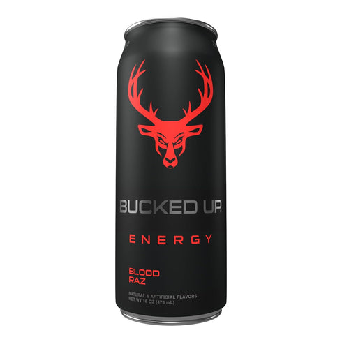 300mg (12 Bucked Up Energy Drink (Blood Raz) CT)