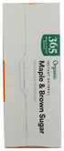 365 8 Pack, 11.3 OZ by Whole Foods Market Organic Maple & Brown Sugar Instant Oatmeal