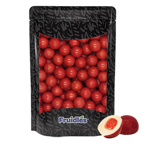 Fruidles Very Cherry Sour Filled Gum Balls Fruit Flavored, Candy Buffet Treats,
