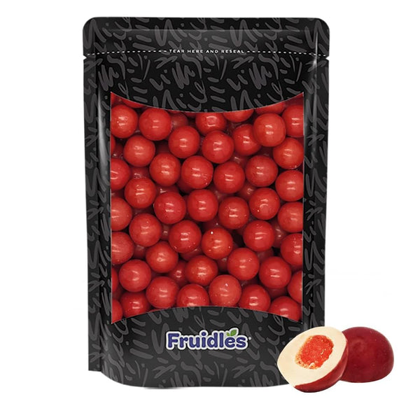Fruidles Very Cherry Sour Filled Gum Balls Fruit Flavored, Candy Buffet Treats,