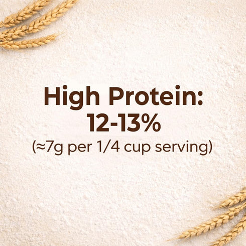 3 lb Eurasian Legacy Non-GMO, Unbleached, Glyphosate-Free, High-Protein Wheat Flour, Perfect for Bread & Baking
