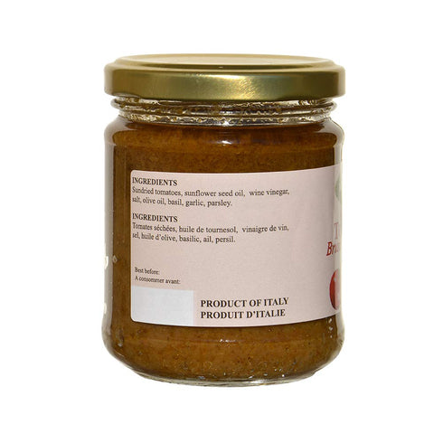 6 (Pack 6) Mantova Sundried Tomatoes Bruschetta Topping, Ounce