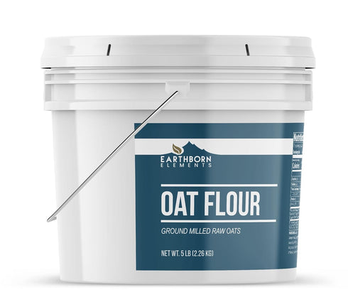 1 (5 Earthborn Elements Oat Flour Gallon Bucket, Baking, Versatile Pound)