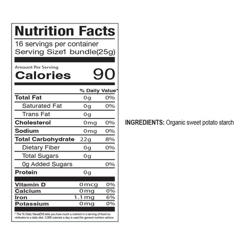14.10 oz(Pack 1) Chung Jung One Organic Sura vermicelli Sweet Potato Glass Noodle
