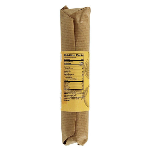 6.4oz, 100% Hellenic Farms Vegan Orange Zest Aleppo Pepper Fig Salami, Plant-based