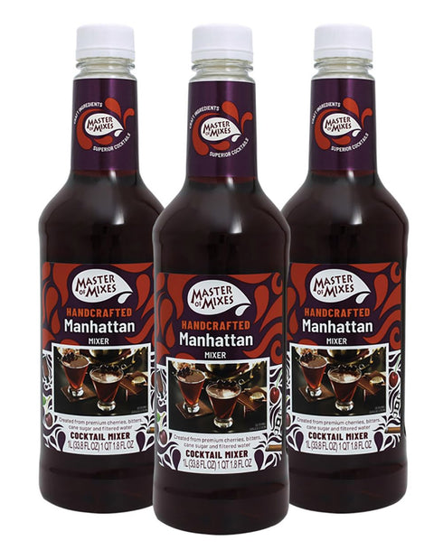 Master of Mixes Manhattan Drink Mix, Ready To Use, 1 Liter Bottle
