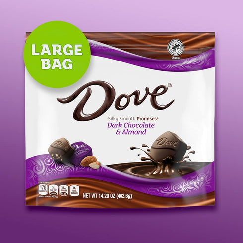 (Pack 2) DOVE PROMISES DARK CHOCOLATE ALMOND