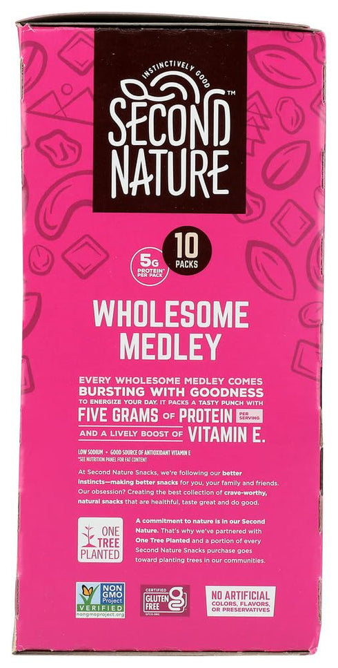10 Pack, 15 Oz Second Nature Wholesome Medley Trail Mix