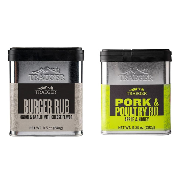 by Traeger Traeger Grills SPC215 Burger Rub with Onion, Garlic & Cheese and SPC171
