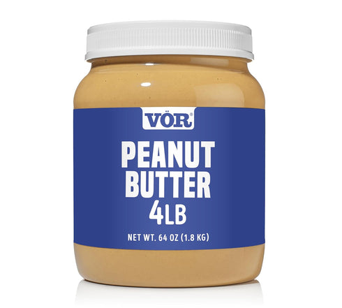Voer Peanut Butter (4lb) | Single Ingredient | Vegan and Keto-Friendly, Gluten-Free