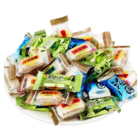 HUANYOUREN Crispy sugar Old-fashioned shrimp sugar 300g/10.58oz A variety of flavors Mixed candy