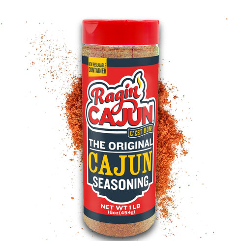 16 oz Pack 4, Original Cajun Seasoning - Jar, of Low Sodium, No MSG, All Natural - Authentic Louisiana Spice