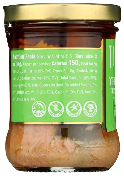 6.7 oz 3PC Tuna Fillets with Jalapeno iin Olive Oil