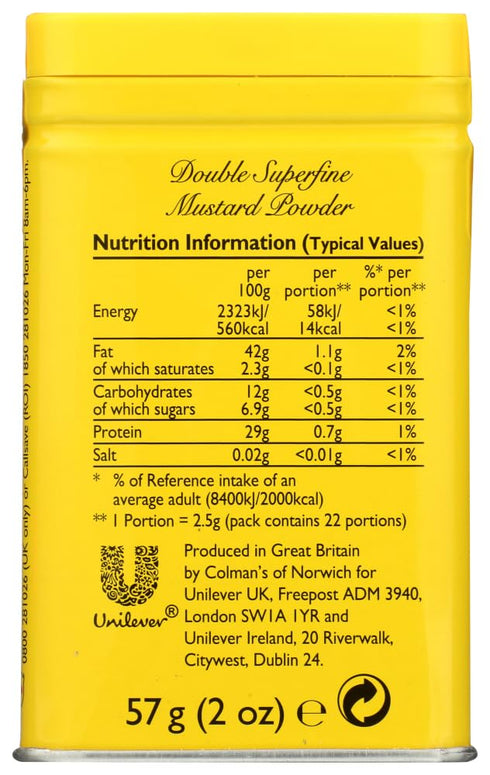 2 oz (Pack 2) Colman's Dry Mustard