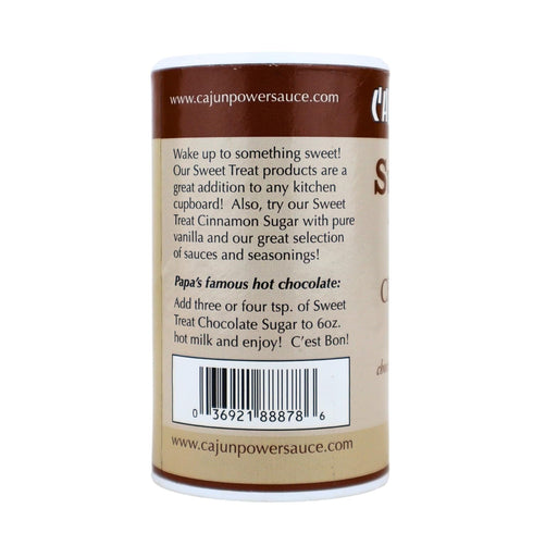 8oz Cajun Power Sweet Treat Chocolate Sugar with Pure Vanilla