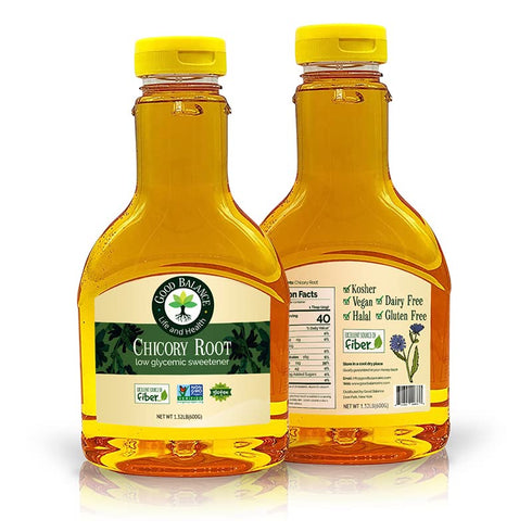 Good Balance Health Chicory Root Syrup, All Natural , Low Glycemic Sweetener,