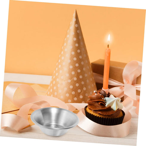 8pcs Veemoon Stainless Steel Tart Molds for Baking Muffins Pies and Desserts Nonstick Bakeware Use and Projects