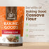 LiveKuna - Cassava Flour, Cassava Root Baking Flour, Gluten-free Flour, Alternative to All Purpose Flour, Spelt Flour