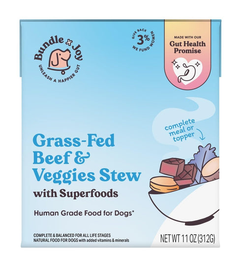 Bundle x Joy Beef Dog Ft Wet Veg Stew, 11 oz