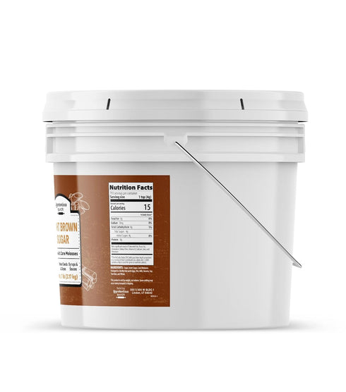 1 (112 Unpretentious Light Brown Sugar, Gallon, Made With Cane Molasses, Perfect For Desserts, Meat & Fruit Ounce)