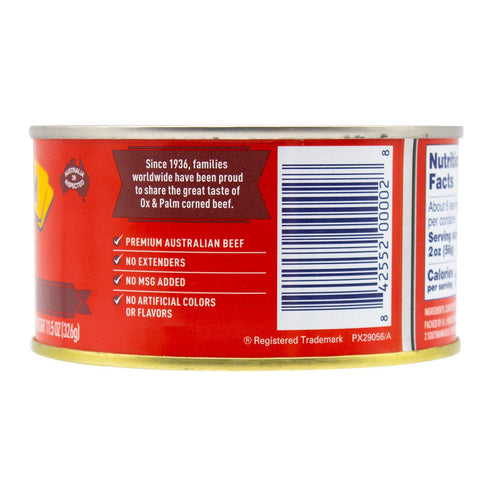 Ox & Palm 11.5 (Pack 1) Corned Beef, Original Chunky Style, Ounce