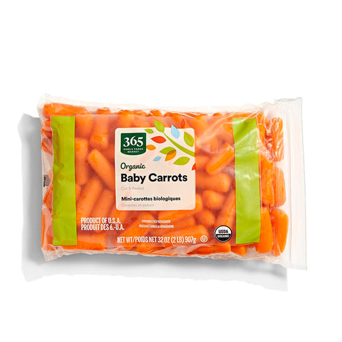 Fresh Produce 365 by Whole Foods Market, Organic Baby Carrots, 2 lb