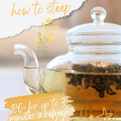 Babe's Tea Room 4oz Citrus Mistress - Floral and Citrus Sweet Green Tea - Loose Leaf Tea