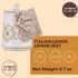 Italian Gifts Lemon Peel, Granules in Italian Handmade Ceramic Jar, Lemon Zest and Rind, Herb, Spice & Seasoning Gifts, ARTIGIANI DEI SAPORI, Product of Italy, (0.7 oz)