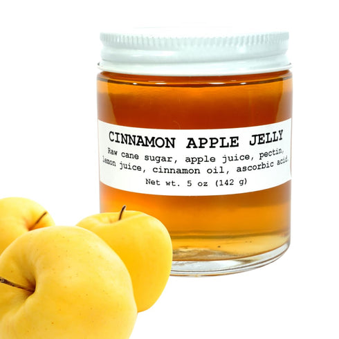 5 oz Cinnamon Apple Jelly, - Craft, Gourmet, Unusual Jams & Jellies Made in West Virginia, USA