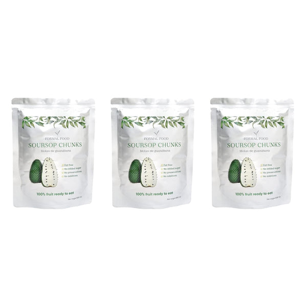 Natural Fresh Soursop (Guanabana) 100% Real Fruit - No Added Sugar, No