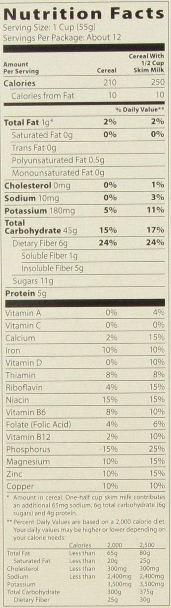 Mom's Best 24-Ounce (Pack 3) Cereal, Wheat-Fuls Sweetened