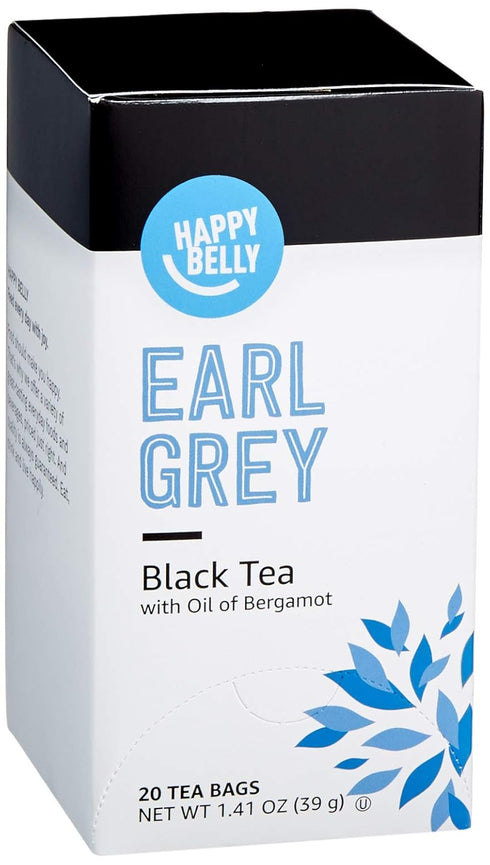 Amazon Brand - Happy Belly Earl Grey Tea Bags, 20 Count (Pack