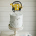 Level 18 Unlocked Cake Topper: Video Game Happy 18th Birthday Cake Decorations, Gold & Black Glitter