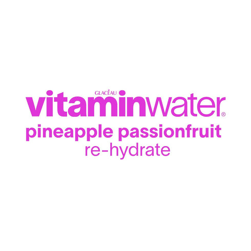 20oz vitaminwater zero sugar re-hydrate pineapple passionfruit